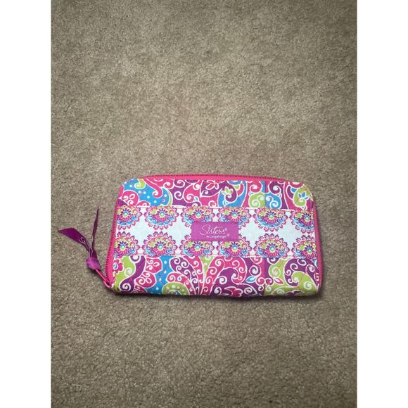 Sisters by Longaberger Wallet Checkbook Cover‎ Change Purse Coupon Holder - Picture 1 of 8